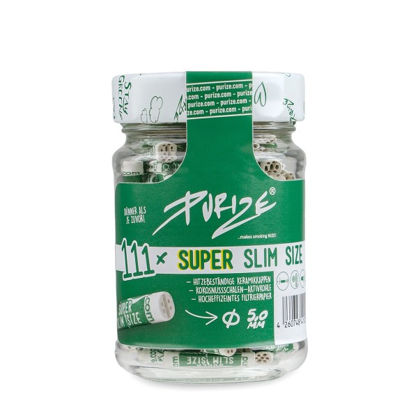 PURIZE® Glas | 111 Super Slim Size Filter