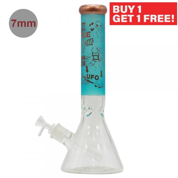 Amsterdam | Limited Edition UFO Beaker - H:35cm - Ø:50mm - SG:18.8mm - 7mm thickness