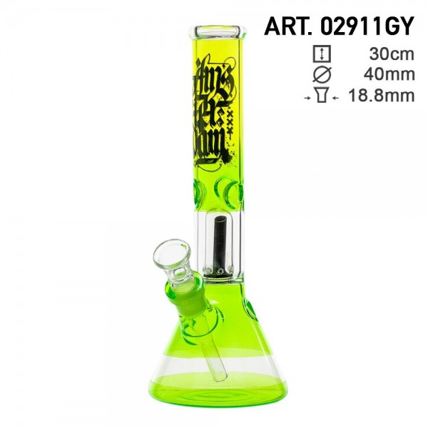 Amsterdam | Bong Glas H: 30cm Ø:40mm SG: 18.8mm