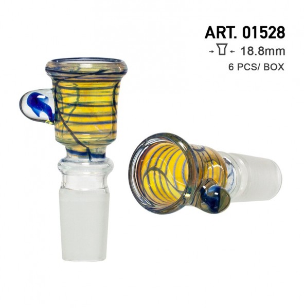 New Ways | Color Changing Glass Bowl - Socket:18.8mm - minimum order 6pcs/Pack