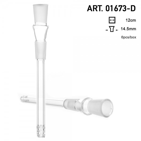 New Ways | Diffuser Chillum- L:13cm- SG:14.5mm-6pcs/box