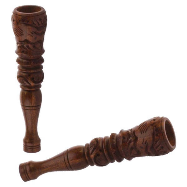 Amsterdam | Wooden Pipe 13 cm - 6 pcs in box