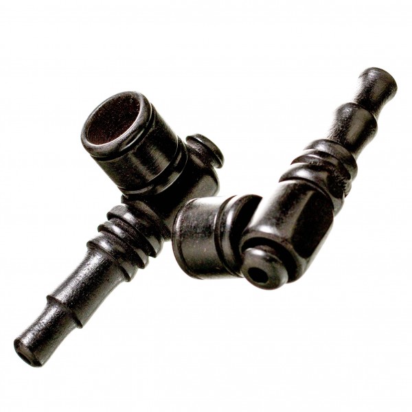 Amsterdam | Wooden Pirate pipe - L:7.5cm - 12pcs/box