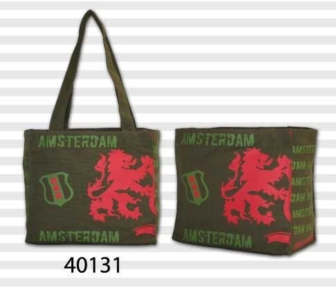Amsterdam Canvas Small Lion Olive