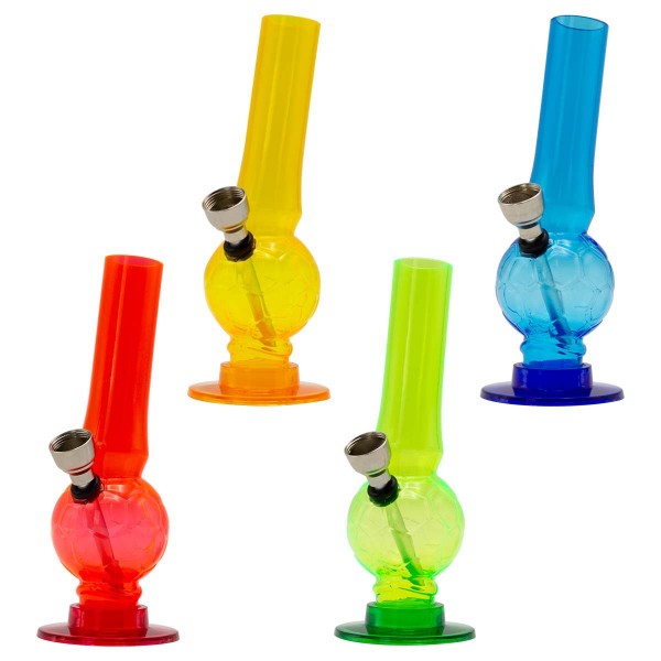 Amsterdam | Small Acrylic Skull Bong H:13.5cm - 120pcs in display