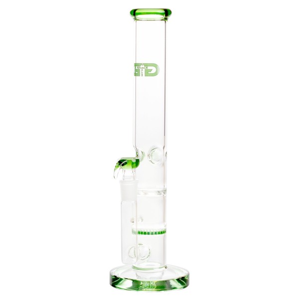 Grace Glass | Hammer Green Parallel - H:36cm - Ø:45mm - SG:18.8mm
