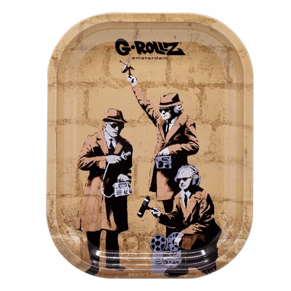 G-Rollz | Banksy's 'Spy Booth' Small Tray 14x18 cm