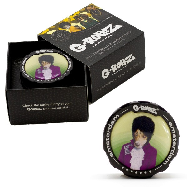 G-Rollz | Pets Rock &#039;Roxy&#039; 4part Grinder - 53mm - 6pc In Display