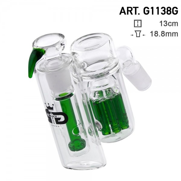 Grace Glass | Precooler Double Percolators Green SG: 18.8mm