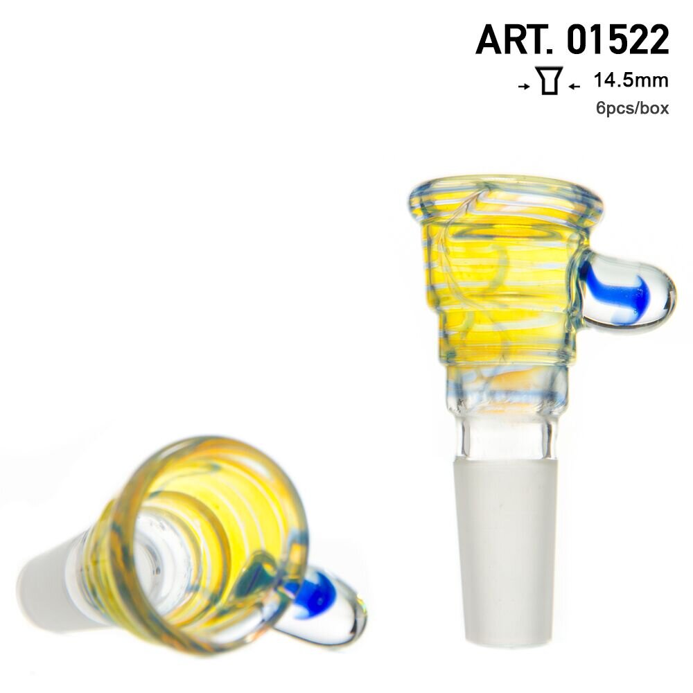 Amsterdam Color Changing Glass Bowl Socket14.5mm 6pcs in a