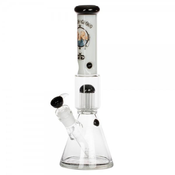 G-Rollz | Cheech & Chong - 10-Arm Percolator Beaker White H:40cm - Ø:50mm - SG:29.2mm