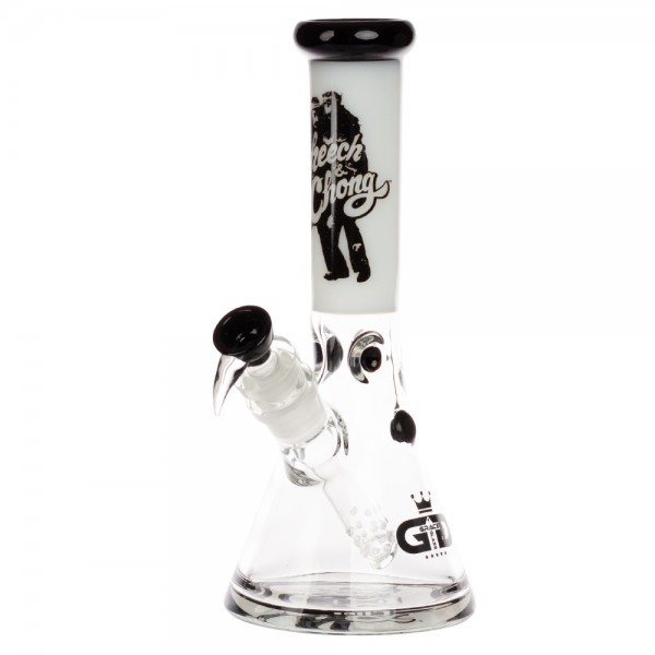 Grace Glass | Cheech &amp; Chong - Beaker Bong White H:32cm - Ø:50mm - SG:29.2mm